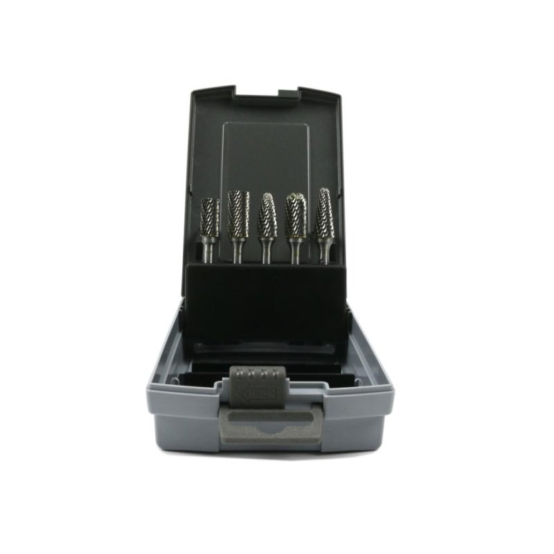 Zestaw frezów z węglika wolframu do stali 5 szt Waryński