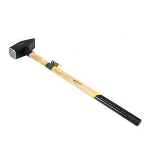 Młotek ślusarski 5 kg ciężki z bukowym trzonkiem Waryński