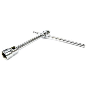 Klucz krzyżakowy do kół 32 x 33mm wzmocniony  wkladany uchwyt Waryński