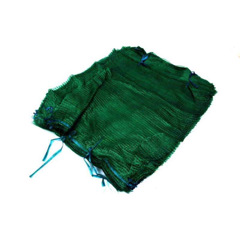 Worek raszlowy 10-15kg z zaciągiem zielony ( opakowane zawiera 100 szt.)