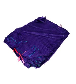 Worek raszlowy 25-30kg z zaciągiem fioletowy ( opakowanie zawiera 100 szt.)