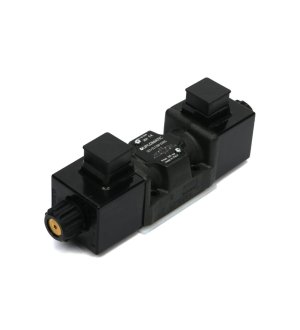 Rozdzielacz (elektrozawór NG 10) suwak "odcięty" DL5-S1/10N-D24K1 24VDC (cewka x 2) Compact 320bar. 125l/min Duplomatic