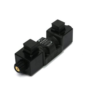 Rozdzielacz (elektrozawór NG 10) suwak "H" DL5-S2/10N-D12K1 12VDC (cewka x 2) Compact 320bar. 125l/min Duplomatic