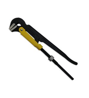 Szczypce nastawne 0,75" szwedzkie do rur szczęki typ 90° o rozstawie max 35mm długość 280mm Waryński