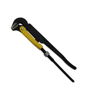 Szczypce nastawne 1" szwedzkie do rur szczęki typ 90° o rozstawie max 40mm  długość 320mm Waryński