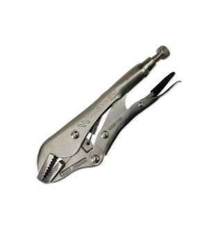 Szczypce zaciskowe Morsa ze stali CrMo 7" proste szczęki Waryński