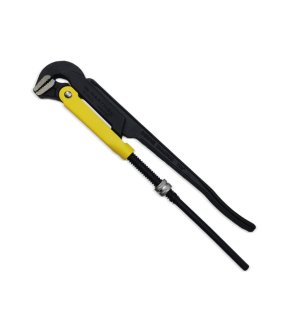 Szczypce nastawne szwedzkie do rur szczęki typ 90° o rozstawie max 55mm 1.5" długość 425mm Waryński