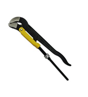 Szczypce nastawne szwedzkie do rur szczęki typ S o rozstawie max 40mm długość 330mm  Waryński