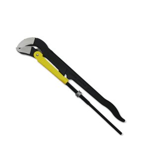 Szczypce nastawne szwedzkie do rur szczęki typ S o rozstawie max 103mm długość 652mm Waryński