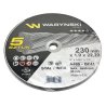 Tarcza do cięcia metalu 230 x1.9 x22.23 mm Waryński (sprzedawane po 5 szt w op 5 szt)