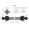 Wał przegubowo-teleskopowy 1010-1540mm 1890Nm CE 2020 seria 9R Waryński