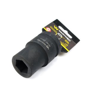 Nasadka udarowa sześciokątna 1" długa. 24 mm. CrMo. DIN 3129 Waryński