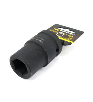 Nasadka udarowa sześciokątna 1" długa. 27 mm. CrMo. DIN 3129 Waryński