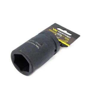 Nasadka udarowa sześciokątna 1"długa. 33 mm. CrMo. DIN 3129 Waryński