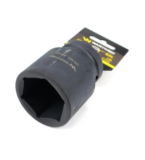 Nasadka udarowa sześciokątna 1"długa. 46 mm. CrMo. DIN 3129 Waryński