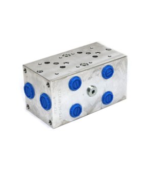 Płyta NG10 cetop 5- 2 sekcyjna (z zaworem przelewowym 50-380 bar) do elektrozaworów DL5