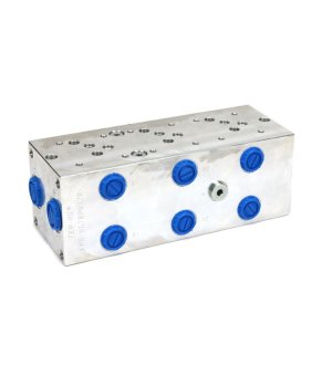 Płyta NG10 cetop 5- 3 sekcyjna (z zaworem przelewowym 50-380 bar) do elektrozaworów DL5