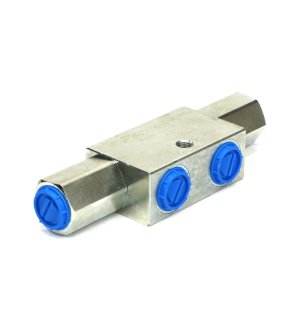 Zawór zwrotny bliźniaczy sterowany VBPDE 3/4" - 320bar - 90l/min - (zamek hydrauliczny)