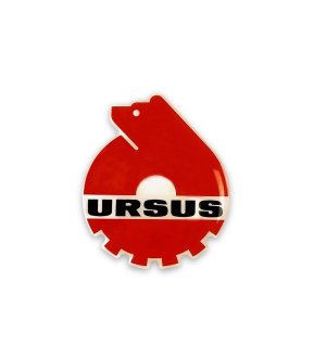Emblemat. naklejka wypukła 3D-w3 ORYGINAŁ URSUS ( sprzedawane po 4 )