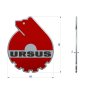 Emblemat. naklejka wypukła 3D-w3 ORYGINAŁ URSUS ( sprzedawane po 4 )