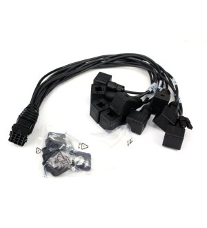 Przewód przedłużający końcowy L-0.5 mb. 9 wtyczek C18 (M-L 12 biegunów) do paneli sterowniczych