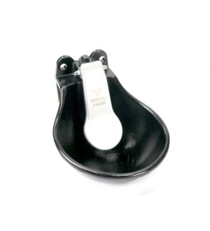 Poidło miskowe żeliwne z językiem ze stali nierdzewnej Czarne 1.5l ROYAL FARM ( sprzedawane po 2 )