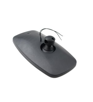 Lusterko uniwersalne podgrzewane 320 mm x 170 mm. mocowanie od fi 15mm - fi 25 mm