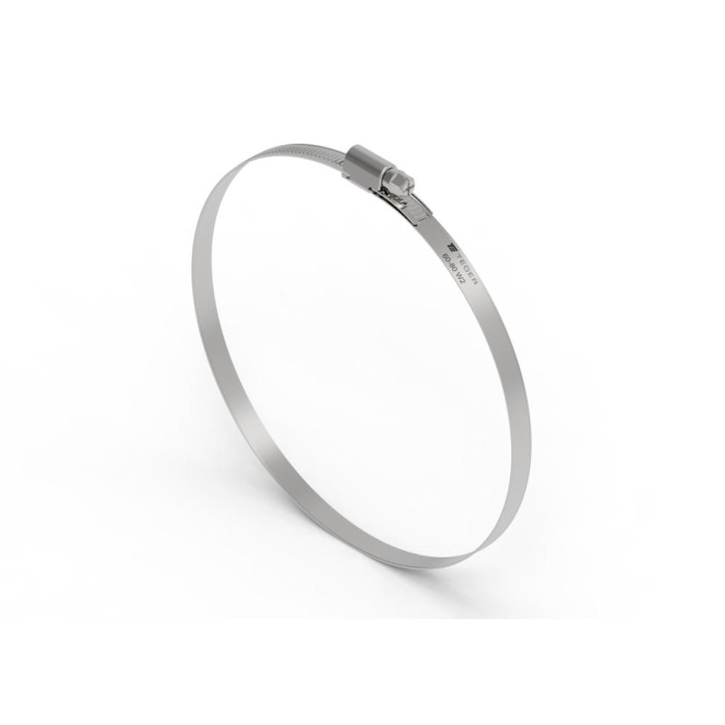 Opaska zaciskowa 60-80 ślimakowa (obejma W2 - stal nierdzewna) szerkość 9mm TEGER ( sprzedawane po 25 )