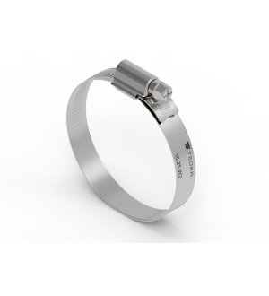 Opaska zaciskowa wzmocniona 16-25 ślimakowa (obejma W2 - stal nierdzewna) szerkość 12mm TEGER ( sprzedawane po 50 )