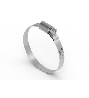 Opaska zaciskowa 40-60 ślimakowa (obejma W2 - stal nierdzewna) szerkość 9mm (blister) TEGER ( sprzedawane po 4 )