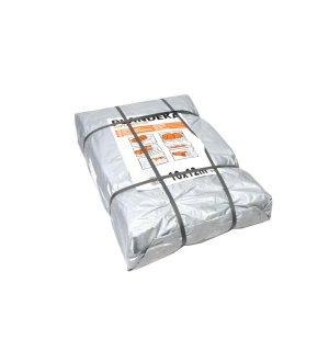 Plandeka SUPER MOCNA 10x12m (srebrna) gramatura 160g/m2