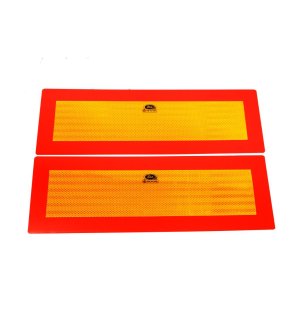 Tablica wyróżniająca odblaskowa. kpl. 2szt.. 560mm/200mm. 101-01W-83