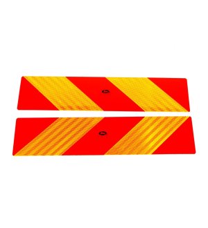 Tablica wyróżniająca odblaskowa. kpl. 2szt.. 565mm/140mm.101-01W-89