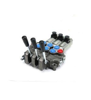 Rozdzielacz hydrauliczny (50 l/m) 3 sekc.ster. Ręczno elektryczne 12 DC - wszystkie sekcje otwarte ST26D