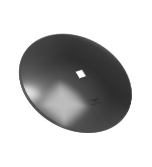 Talerz gładki fi 610 otwór 40x40 stal borowa WARYŃSKI R