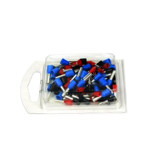 Zestaw końcówek tulejkowych z izolacją mix (opak. 90 szt)