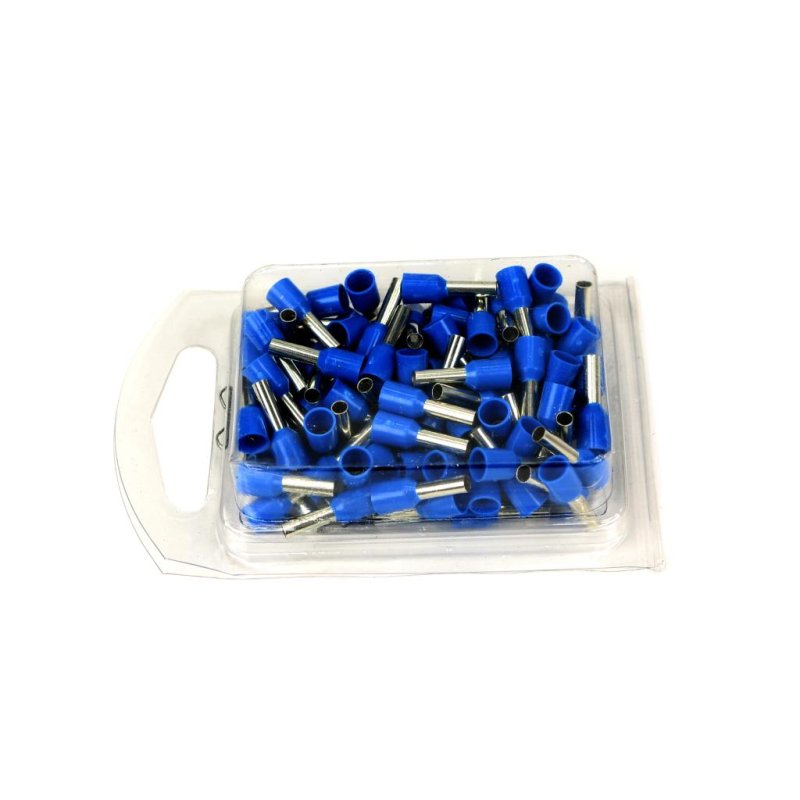 Zestaw końcówek tulejkowych z izolacją 2.5 (opak. 100 szt)