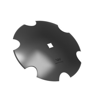 Talerz uzębiony Z-6 fi 460 otwór 30x30 stal borowa WARYŃSKI R 1202030150