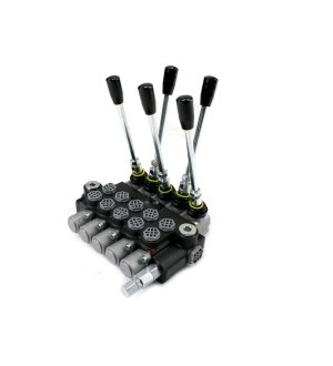 Rozdzielacz hydrauliczny 5-sekcyjny 40L (5-sekcji z zatrzaskiem) VOIMA