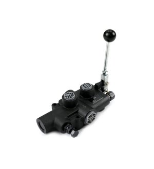 Rozdzielacz hydrauliczny 1-sekcyjny 80L do łuparek (sprężyna i zatrzask z odskokiem) VOIMA