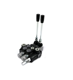 Rozdzielacz hydrauliczny 2-sekcyjny 40L (1-sekcja nurnikowa) VOIMA