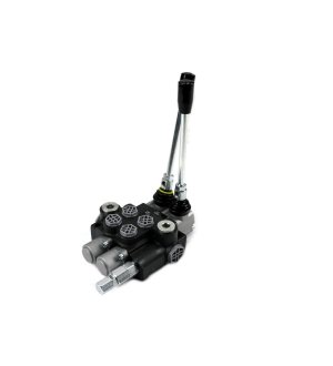 Rozdzielacz hydrauliczny 2-sekcyjny 40L (1 sekcja - z zatrzaskiem) VOIMA