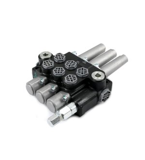 Rozdzielacz hydrauliczny 3-sekcyjny 40L sterowany na linkę  VOIMA