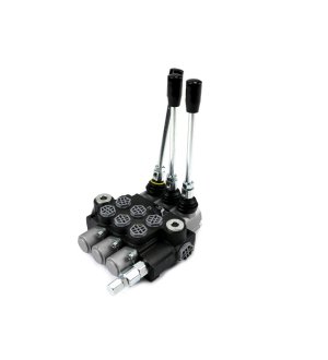 Rozdzielacz hydrauliczny 3-sekcyjny 40L (1 sekcja - z zatrzaskiem) VOIMA