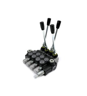 Rozdzielacz hydrauliczny 4-sekcyjny 40L (4-sekcje z zatrzaskiem) VOIMA