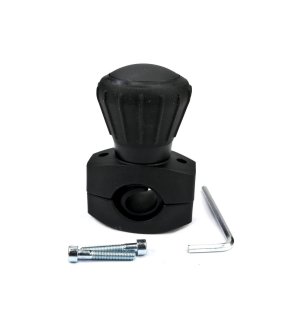 Gałka kierownicy na łożysku. kolor czarny