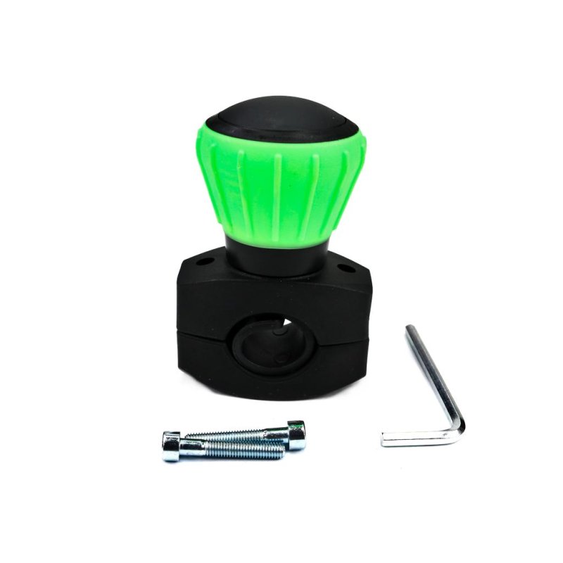 Gałka kierownicy na łożysku. kolor zielony