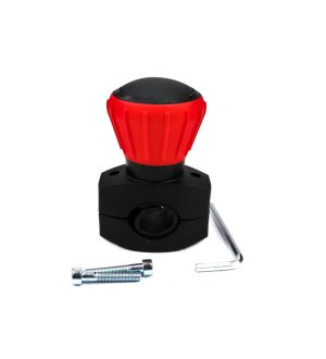 Gałka kierownicy na łożysku. kolor czerwony