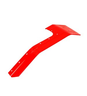 Błotnik prawy przedni napęd kolor czerwony blacha ocynkowana.malowany proszkowo 80383170