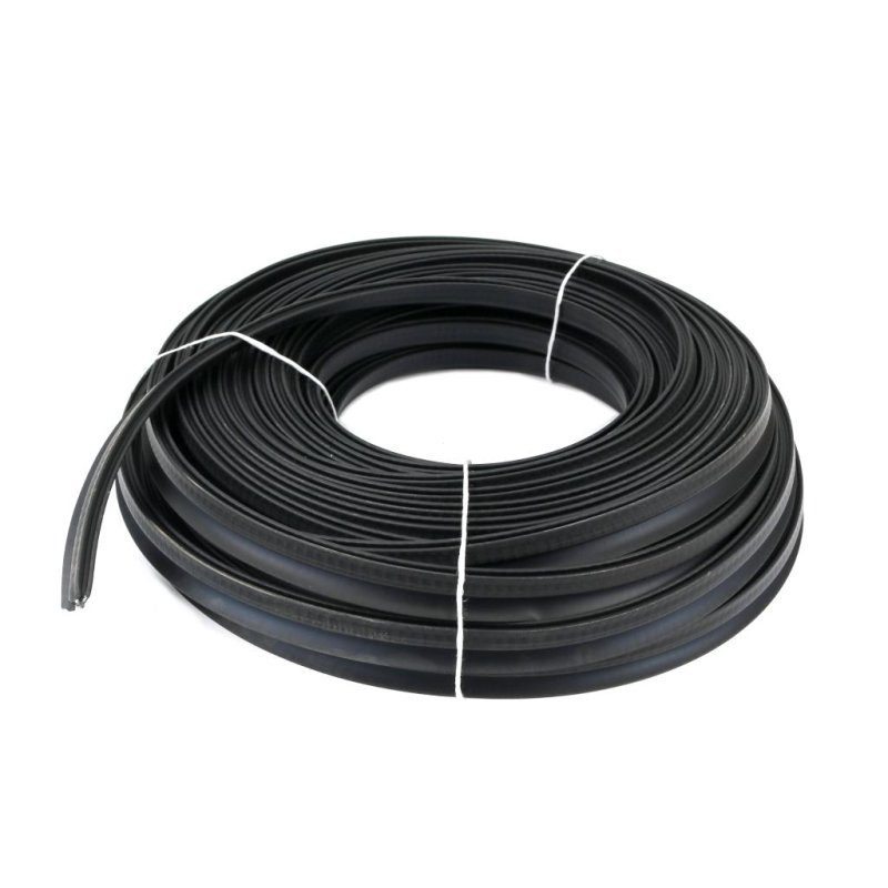 Uszczelka krawędziowa T49. zaciskowa zbrojona z płetwą łukową (sprzedawane po 25)